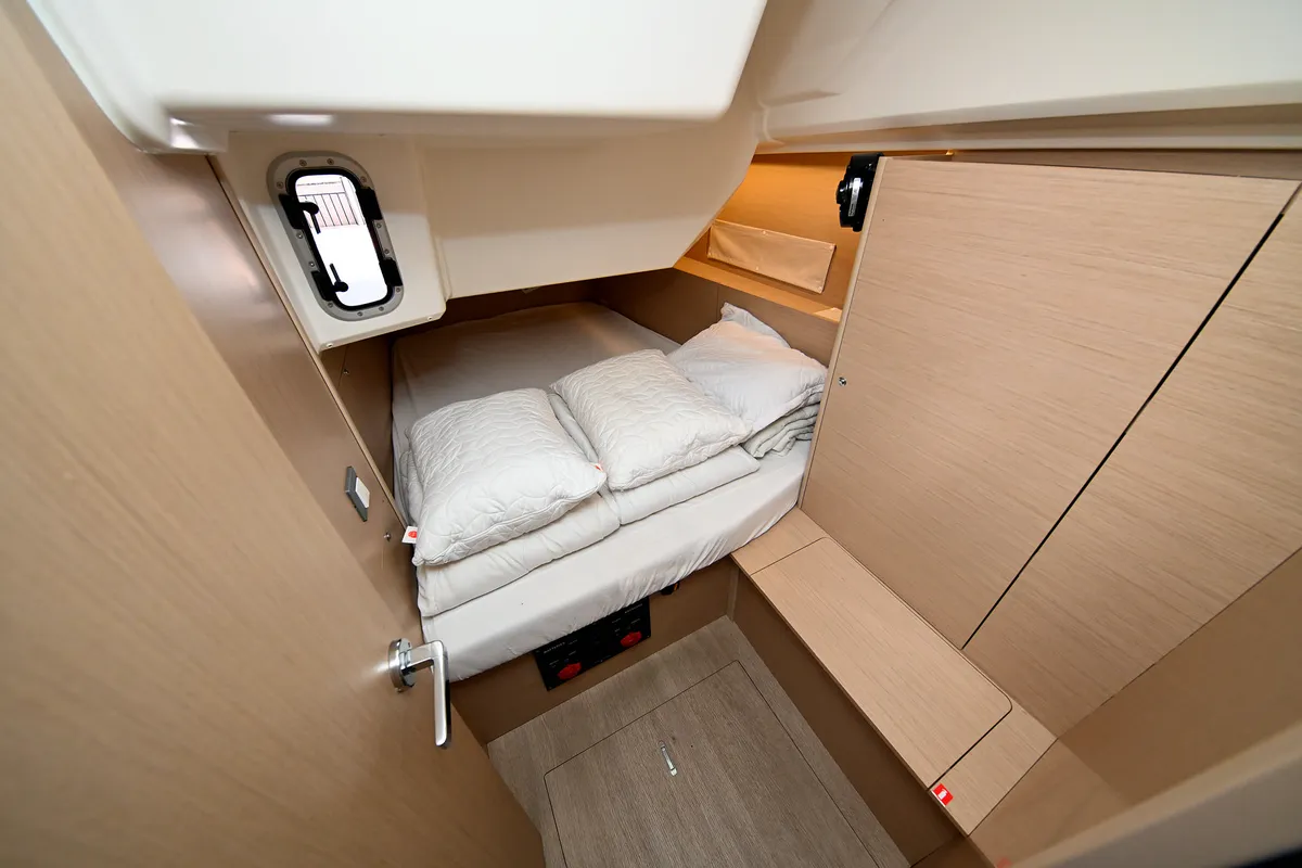 Cabin on Orion, a Beneteau Oceanis 40.1 sailboat at Zadar, Croatia