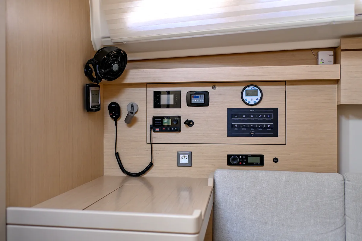 Cabin on Orion, a Beneteau Oceanis 40.1 sailboat at Zadar, Croatia