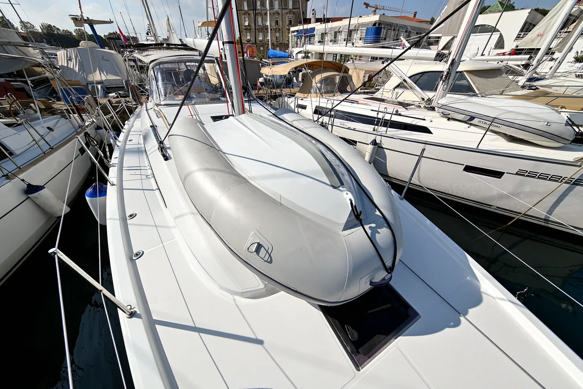 Galley of Orion, a Beneteau Oceanis 40.1 sailboat at Zadar, Croatia