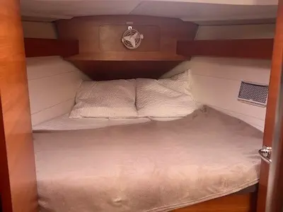 Cabin on T'moana, a Dufour 350 GL sailboat at Marseille, France
