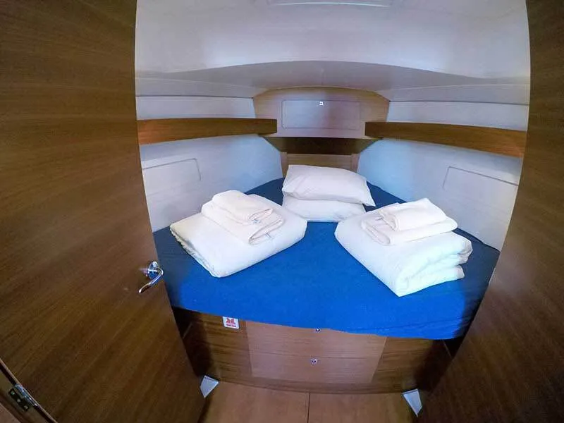Cabin on Major Tom, a Dufour 382 GL sailboat at Grad Šibenik, Croatia