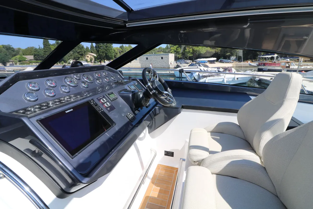 Pinoy, a Focus Power 44 motorboat at Pula, Croatia