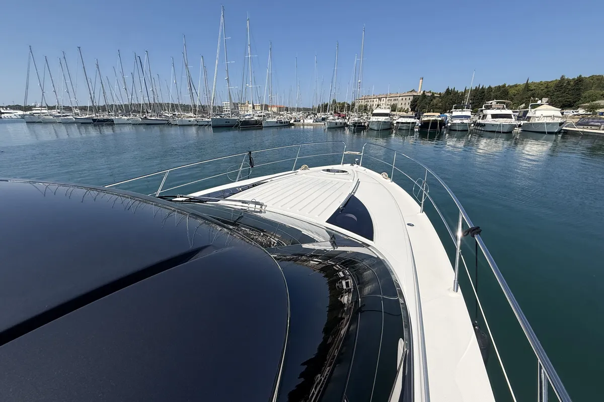 Pinoy, a Focus Power 44 motorboat at Pula, Croatia