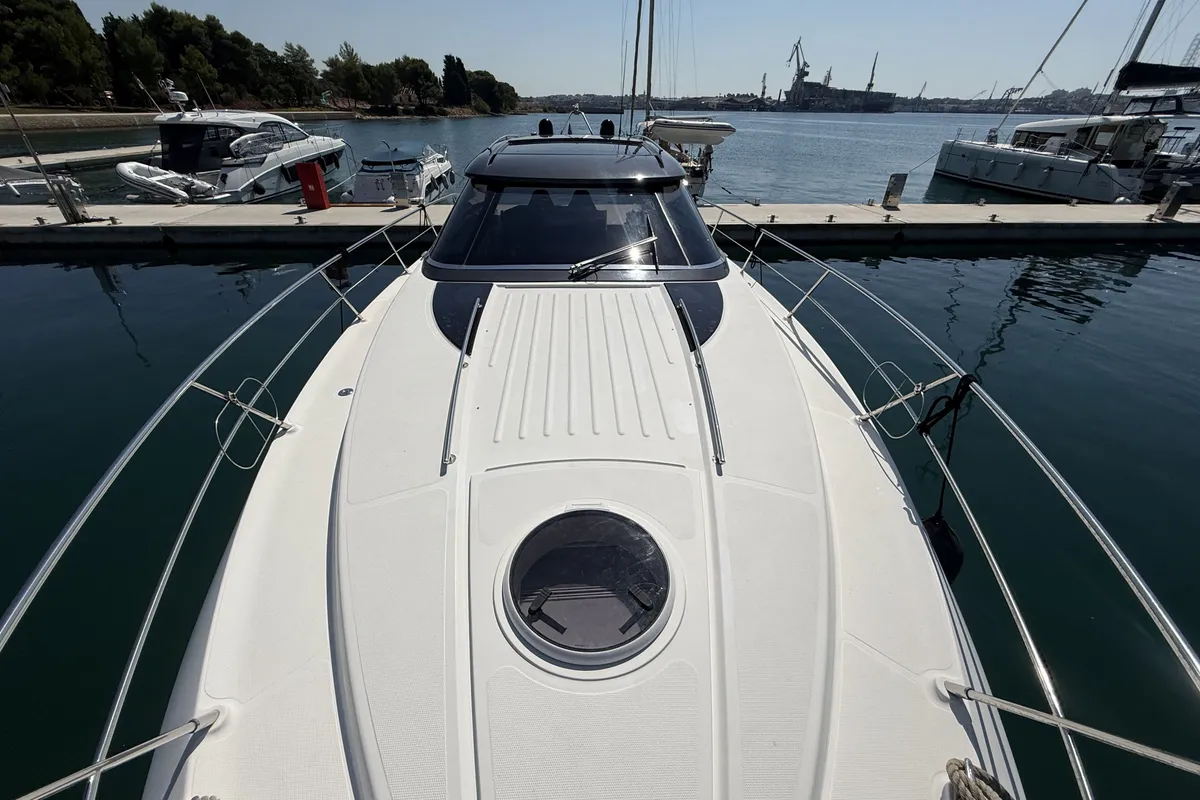 Pinoy, a Focus Power 44 motorboat at Pula, Croatia