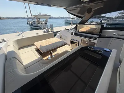 Pinoy, a Focus Power 44 motorboat at Pula, Croatia