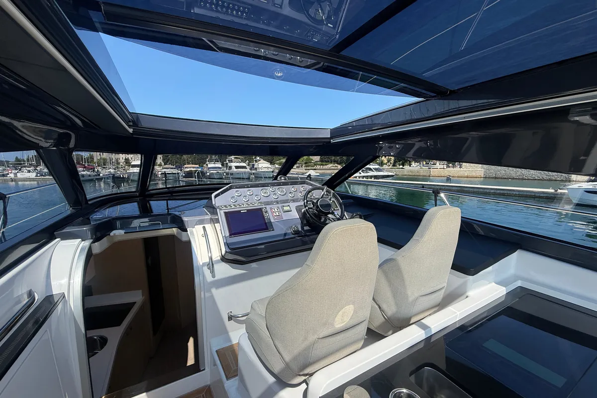 Pinoy, a Focus Power 44 motorboat at Pula, Croatia