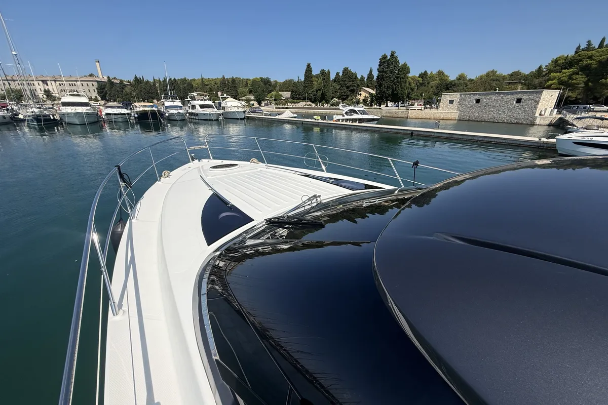 Pinoy, a Focus Power 44 motorboat at Pula, Croatia