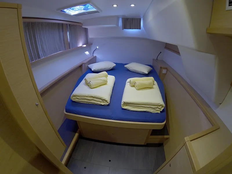 Cabin on Marčelina, a Lagoon 450 catamaran at Grad Šibenik, Croatia