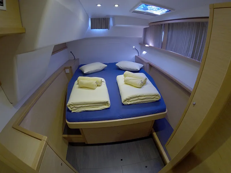 Cabin on Marčelina, a Lagoon 450 catamaran at Grad Šibenik, Croatia
