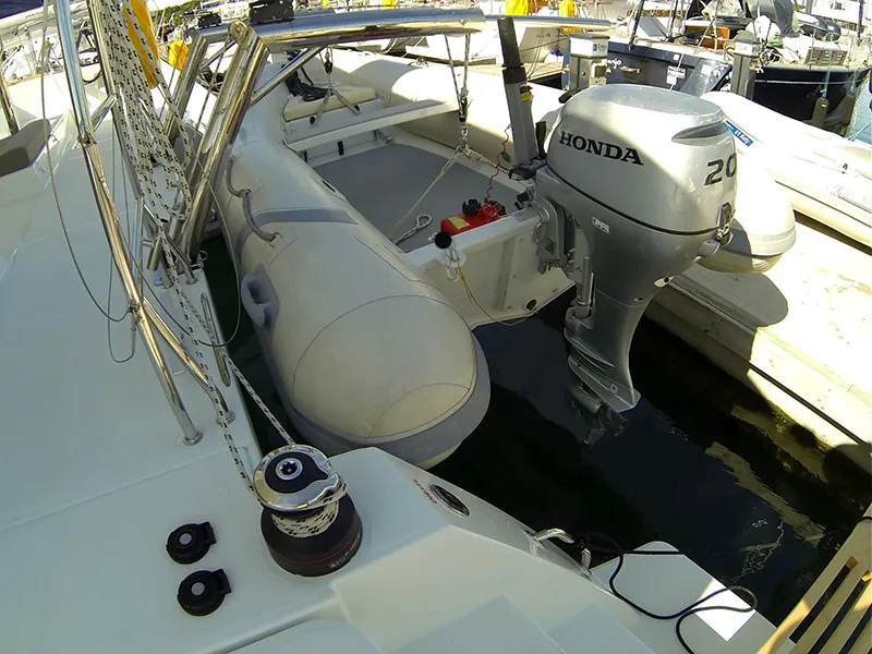 Marčelina, a Lagoon 450 catamaran at Grad Šibenik, Croatia
