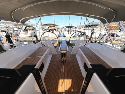 Jolana, a Hanse 388 sailboat at Dubrovnik, Croatia