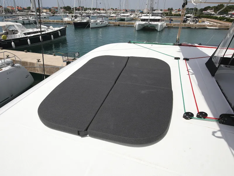 Deck of MASTERPIECE, a Lagoon 42 catamaran at Općina Sukošan, Croatia