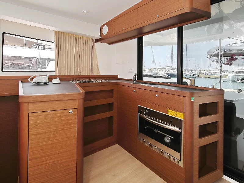Galley of MASTERPIECE, a Lagoon 42 catamaran at Općina Sukošan, Croatia