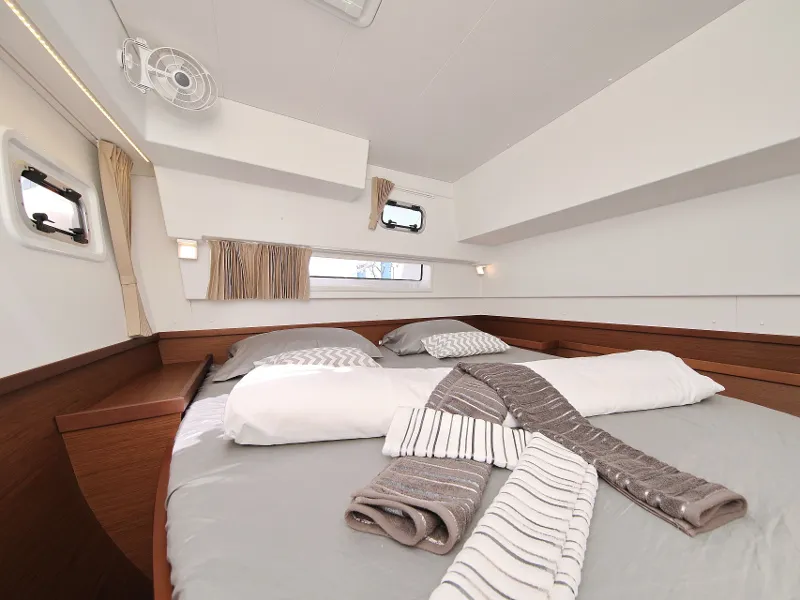 Cabin on MASTERPIECE, a Lagoon 42 catamaran at Općina Sukošan, Croatia