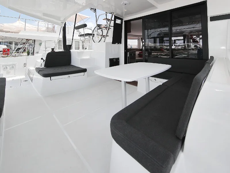Deck of MASTERPIECE, a Lagoon 42 catamaran at Općina Sukošan, Croatia