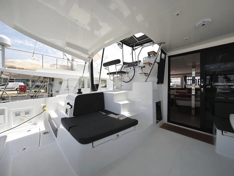 Deck of MASTERPIECE, a Lagoon 42 catamaran at Općina Sukošan, Croatia