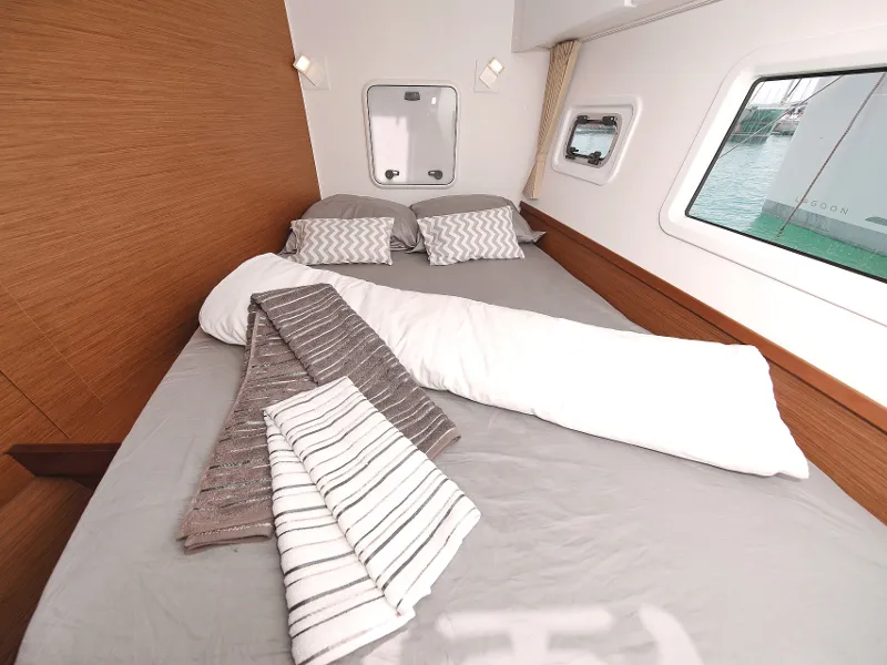 Cabin on MASTERPIECE, a Lagoon 42 catamaran at Općina Sukošan, Croatia