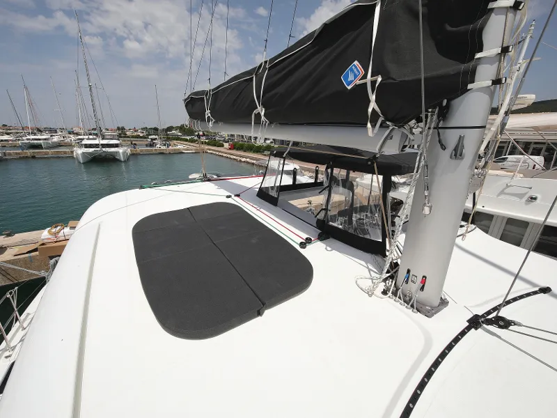 Deck of MASTERPIECE, a Lagoon 42 catamaran at Općina Sukošan, Croatia
