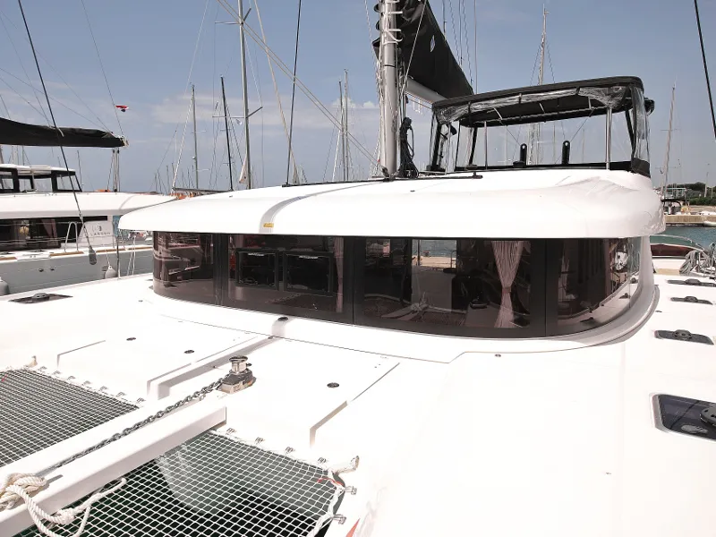 Deck of MASTERPIECE, a Lagoon 42 catamaran at Općina Sukošan, Croatia