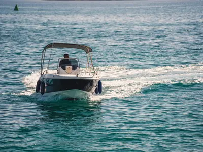 Exterior view of Andromeda, a Gulet Orizzonti Andromeda motorboat at Valbandon, Croatia