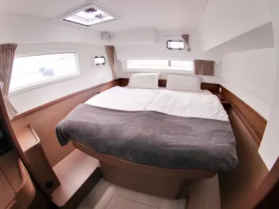 Cabin on Titus, a Lagoon 42 OW catamaran at Općina Rogoznica, Croatia