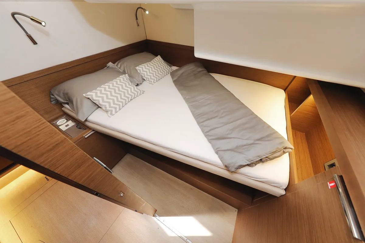 Cabin on UGLY DUCK, a Lagoon 50 catamaran at Sukošan, Croatia