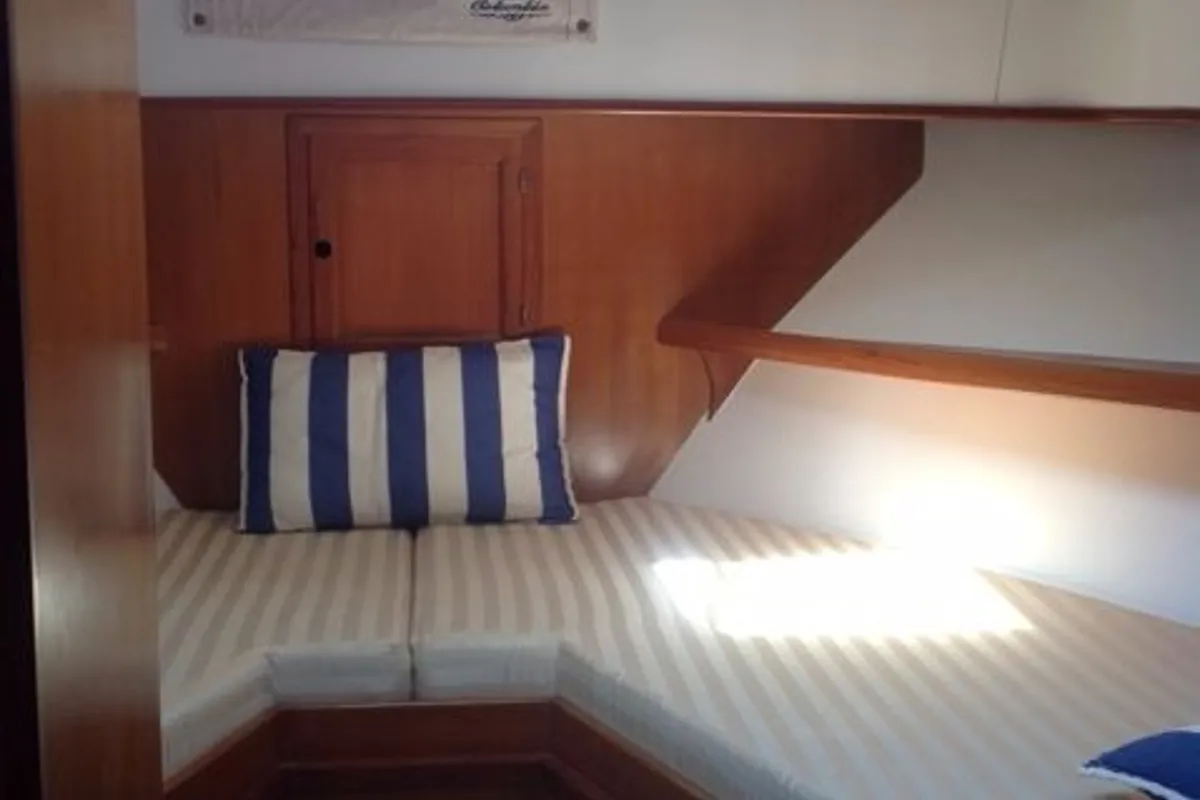 Cabin on Sea Lion, a Custom Made Trawler HAMPTON 42 motor yacht at Zadar, Croatia