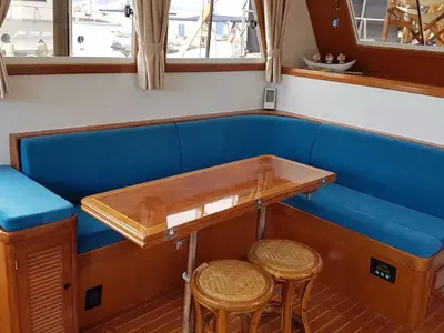 Salon of Sea Lion, a Custom Made Trawler HAMPTON 42 motor yacht at Zadar, Croatia