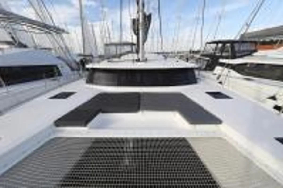 Salon of Discordia, a Fountaine Pajot Astrea 42 catamaran at Općina Sukošan, Croatia