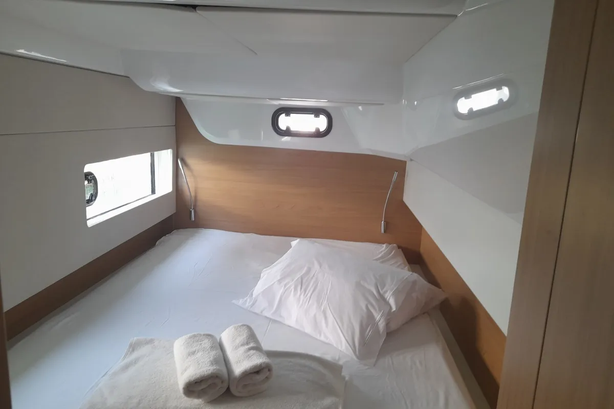 Cabin on Marestrella, a Bali Catspace catamaran at Municipal Unit of Lefkada, Greece