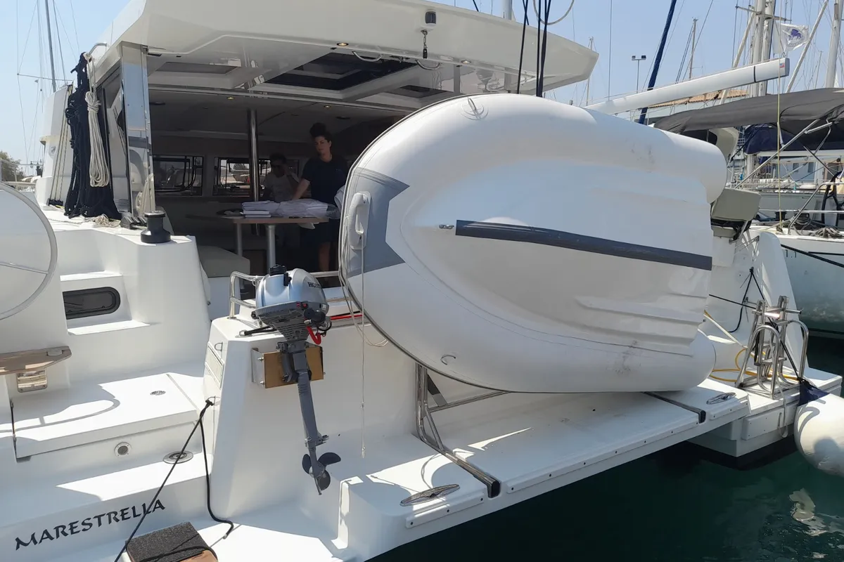 Marestrella, a Bali Catspace catamaran at Municipal Unit of Lefkada, Greece