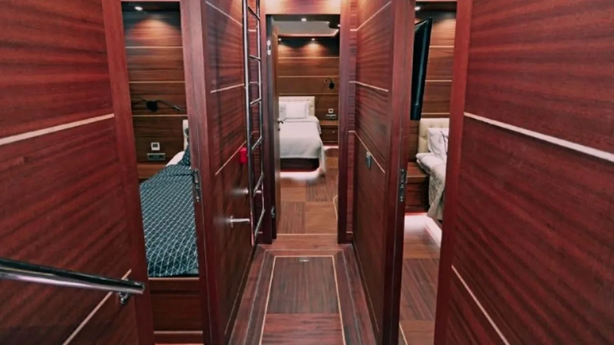 Cabin on Gulet Custom built 183, a sailboat at Bodrum, Turkey