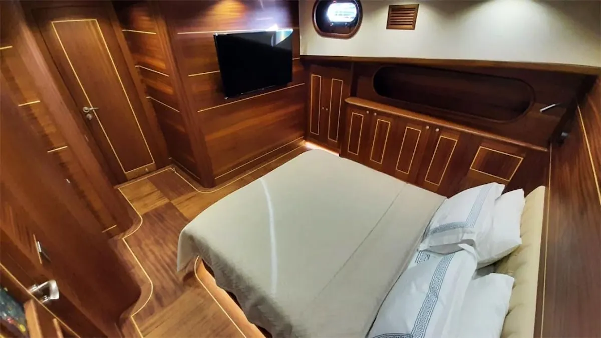 Cabin on Gulet Custom built 183, a sailboat at Bodrum, Turkey