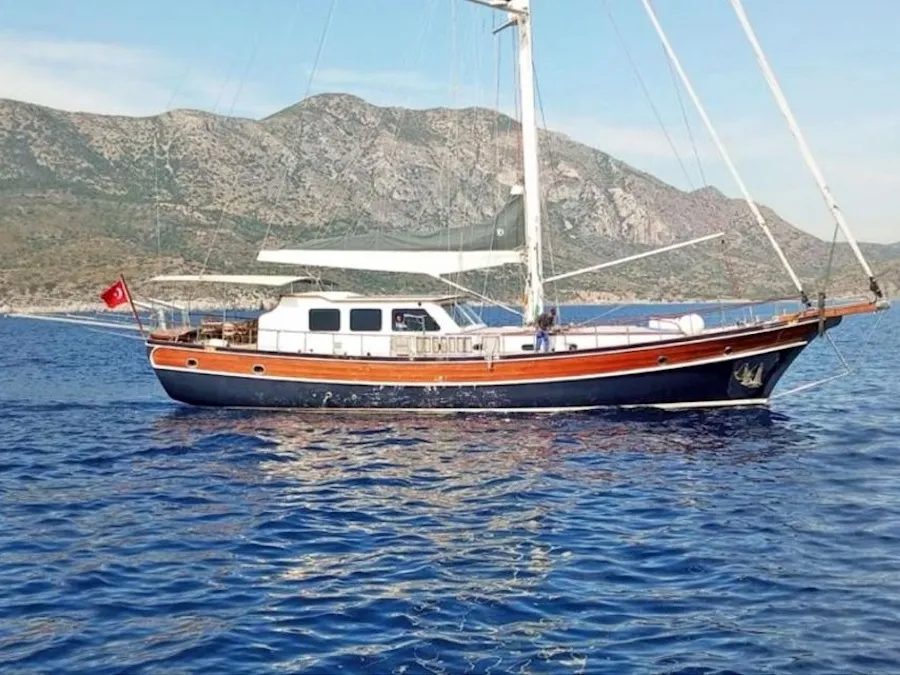 Exterior view of Gulet Custom built 183, a sailboat at Bodrum, Turkey