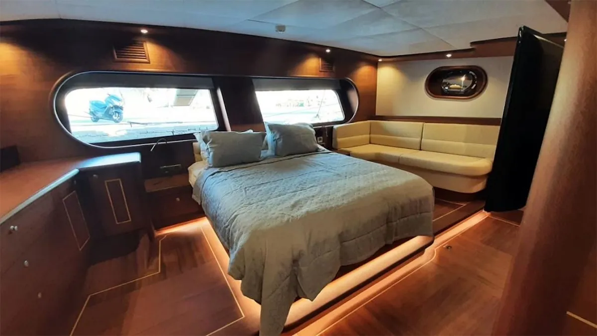 Cabin on Gulet Custom built 183, a sailboat at Bodrum, Turkey