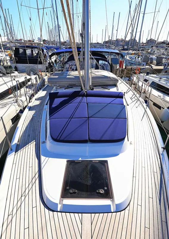 First Light, a Bavaria C42 sailboat at Grad Biograd na Moru, Croatia