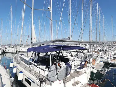 First Light, a Bavaria C42 sailboat at Grad Biograd na Moru, Croatia