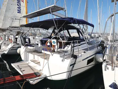 First Light, a Bavaria C42 sailboat at Grad Biograd na Moru, Croatia