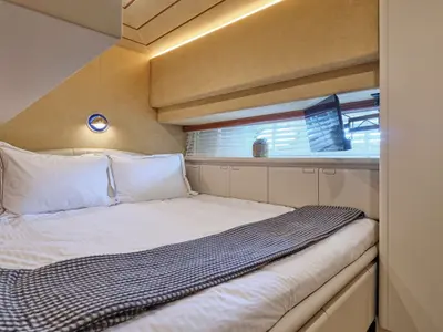 Apeiron Blue, a Ferretti 80 motor yacht at Lavreotiki Municipal Unit, Greece