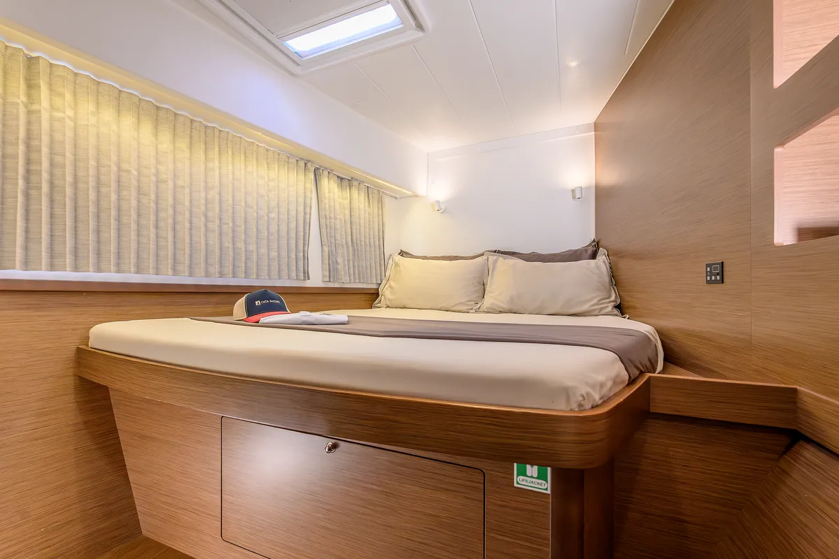 Cabin on Lagoon 42, a catamaran at Trogir, Croatia
