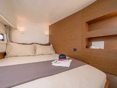 Cabin on Lagoon 42, a catamaran at Trogir, Croatia