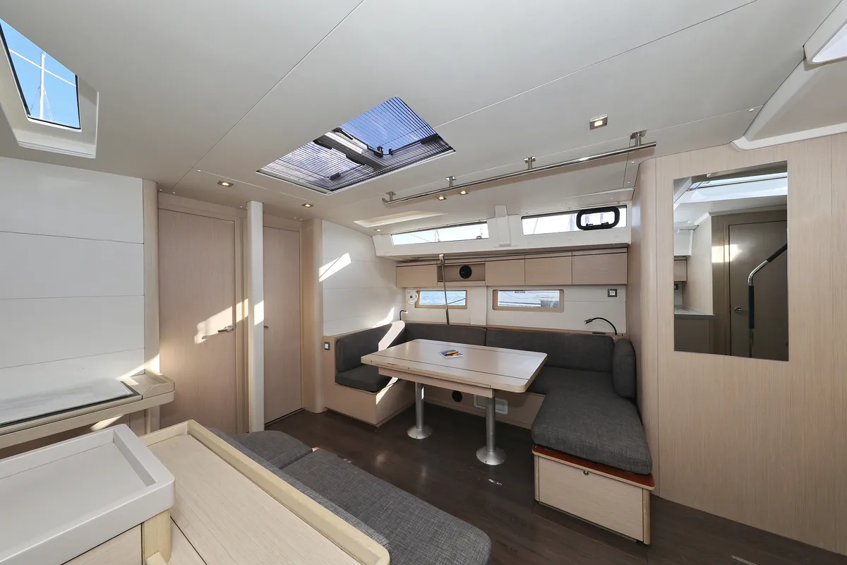 Salon of Air 1, a Beneteau Oceanis 51.1 sailboat at Grad Trogir, Croatia