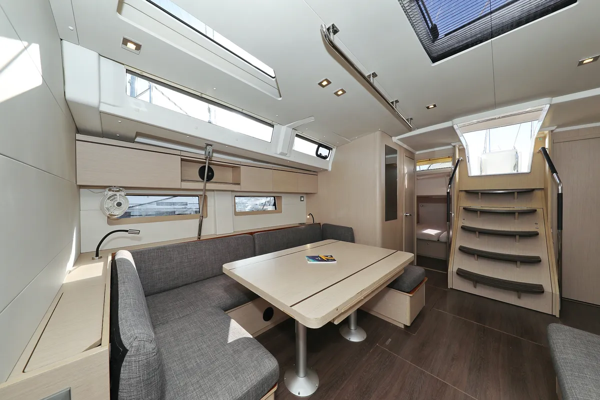 Salon of Air 1, a Beneteau Oceanis 51.1 sailboat at Grad Trogir, Croatia