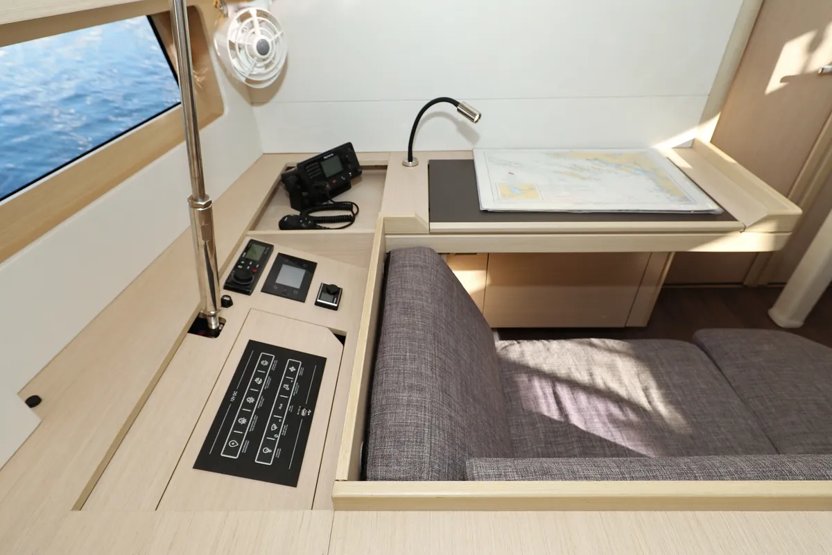 Salon of Air 1, a Beneteau Oceanis 51.1 sailboat at Grad Trogir, Croatia