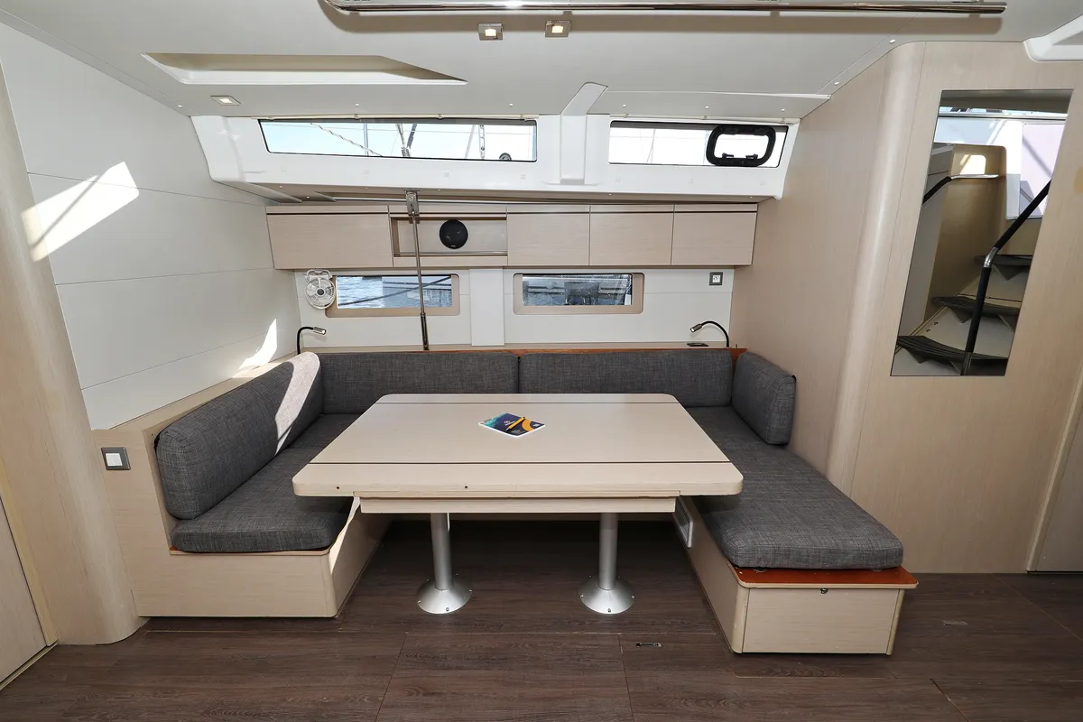 Salon of Air 1, a Beneteau Oceanis 51.1 sailboat at Grad Trogir, Croatia