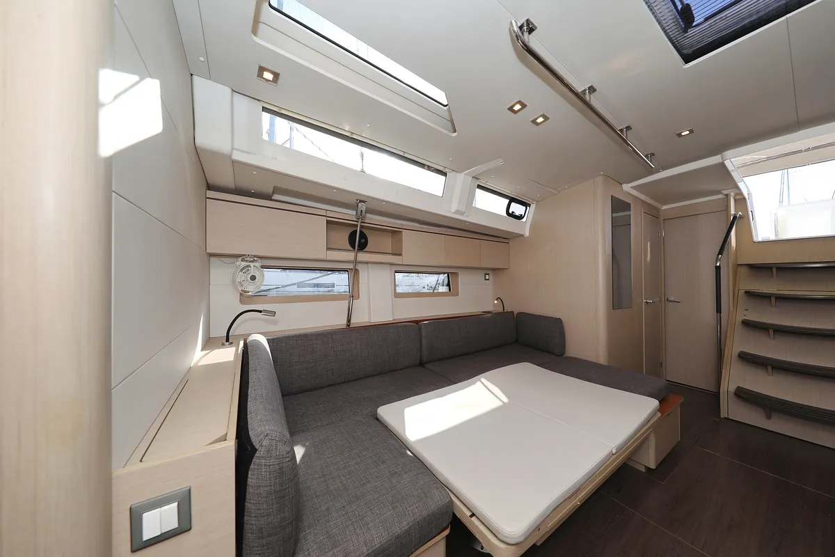 Salon of Air 1, a Beneteau Oceanis 51.1 sailboat at Grad Trogir, Croatia