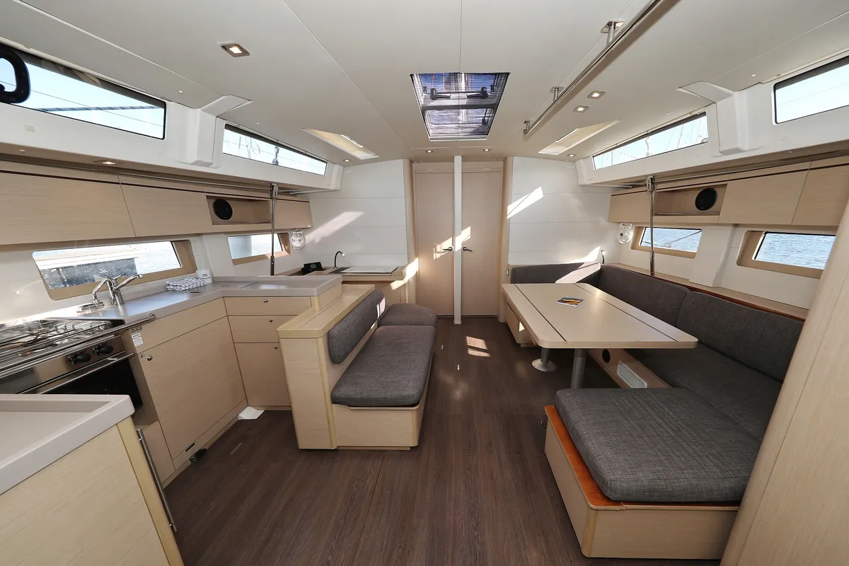 Salon of Air 1, a Beneteau Oceanis 51.1 sailboat at Grad Trogir, Croatia