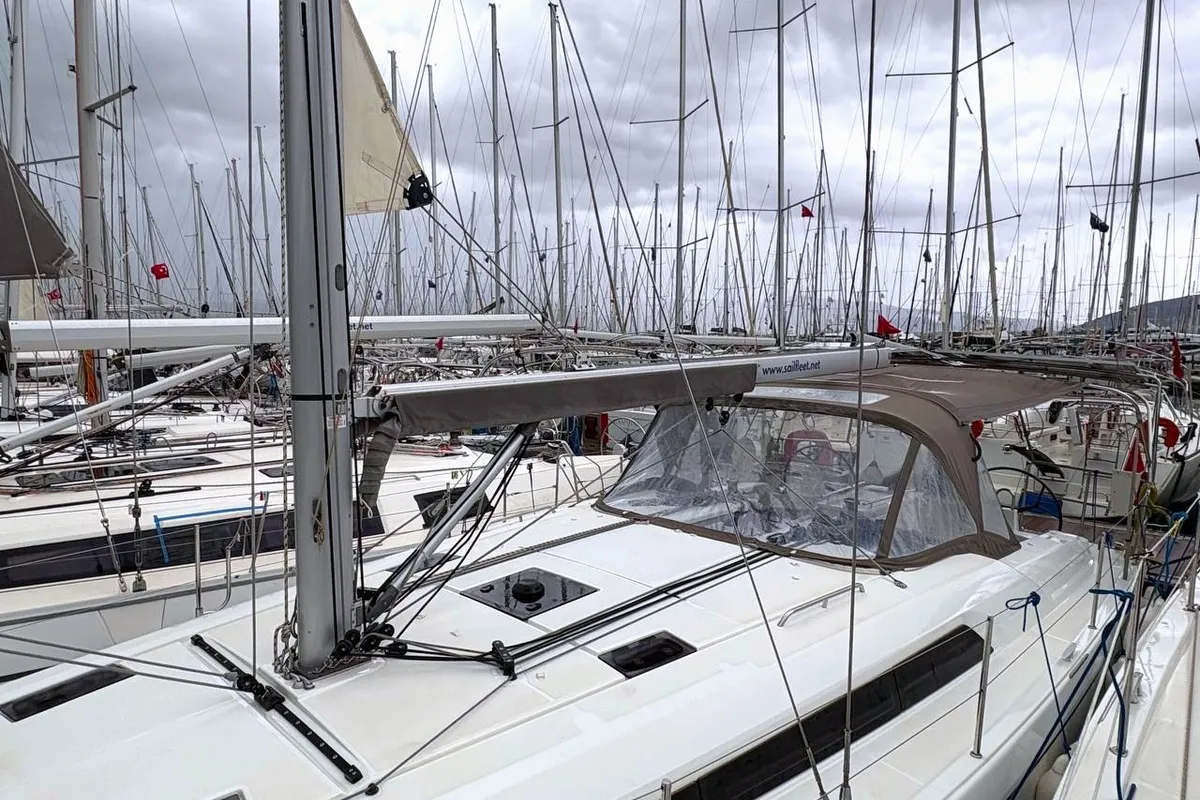 Noi, a Beneteau Oceanis 40.1 sailboat at Marmaris, Turkey