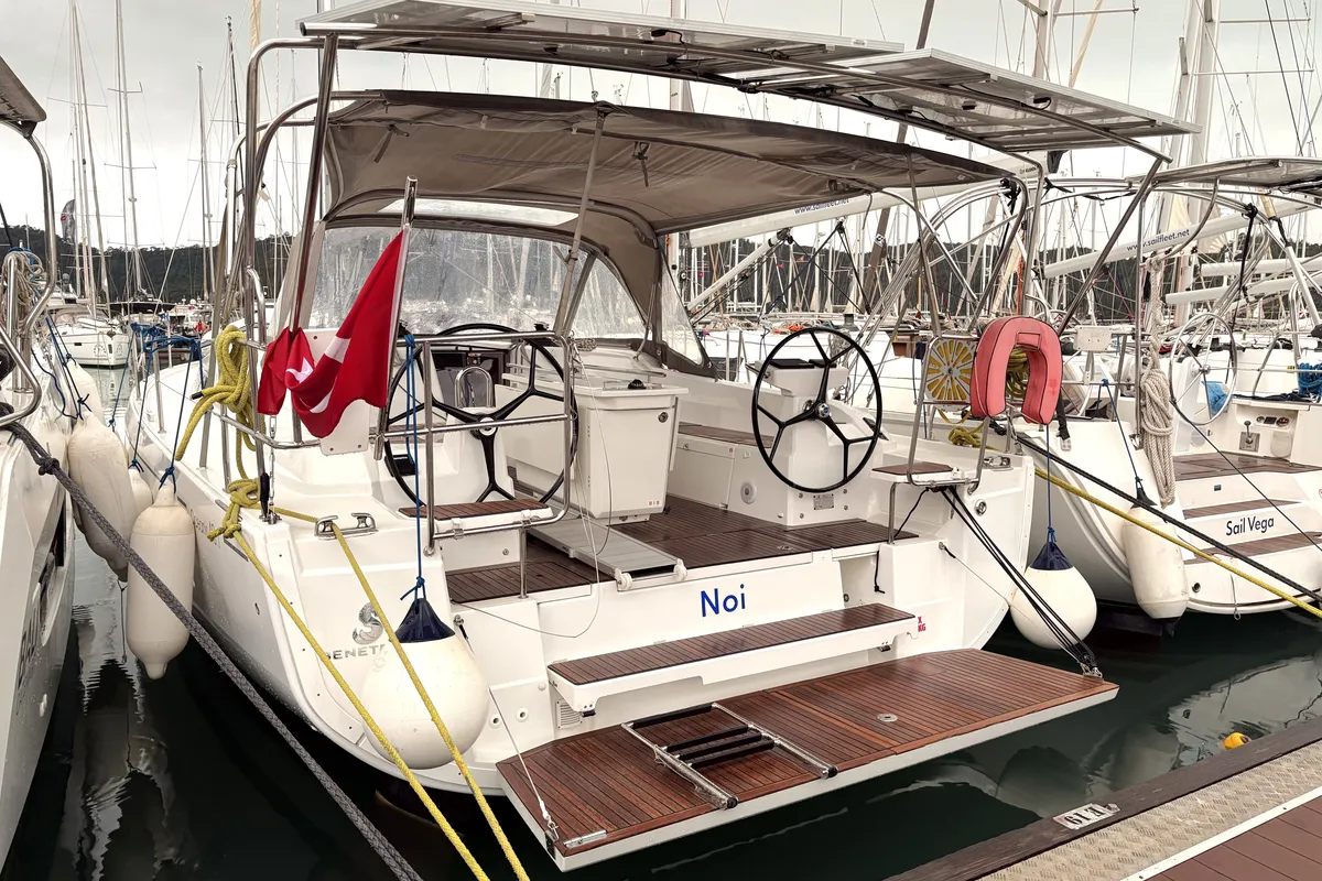 Noi, a Beneteau Oceanis 40.1 sailboat at Marmaris, Turkey