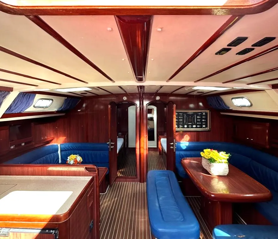 Salon of Alexandria, a Ocean Star 58.4 sailboat at Athens, Greece